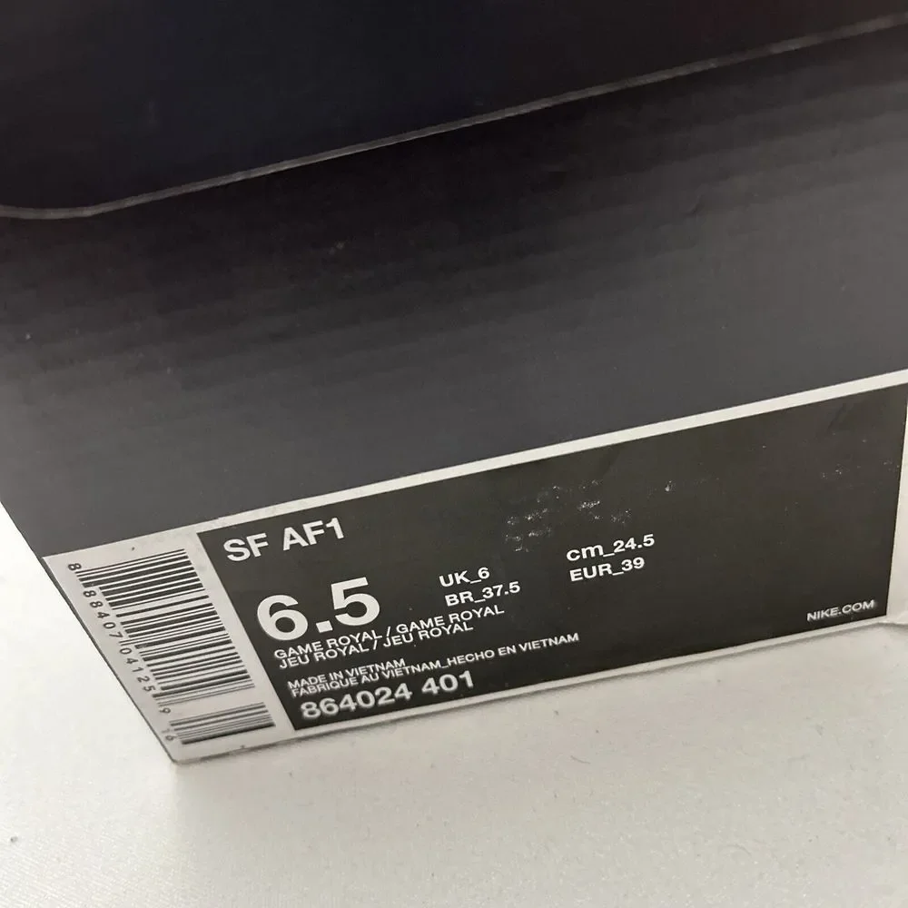 Nike air SF‎ Air Force 1 high game royal (blue) new - Size 6.5 SKU # 2948
